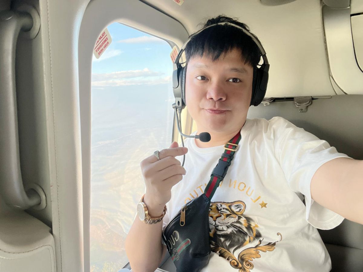 Diễn viên Trịnh Tú Trung vi vu trực thăng ngắm thành phố biển từ độ cao 1000m!