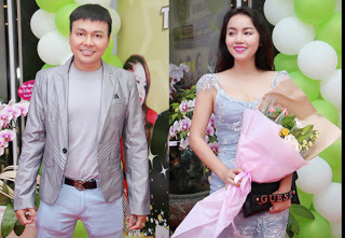 Diễn viên - đạo diễn Trường Thịnh hội ngộ  Hoa hậu Amy Lê Anh tại sự kiện