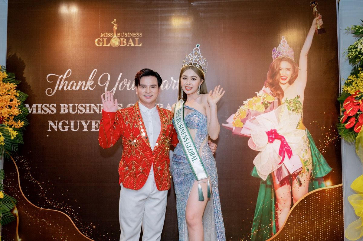 MC Phạm Trường Giang dẫn chung kết Hoa hậu Doanh nhân Toàn cầu 2023