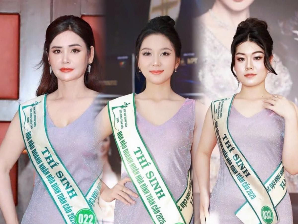 DÀN THÍ SINH TÀI SẮC CỦA CUỘC THI HOA HẬU DOANH NHÂN HOÀ BÌNH TOÀN CẦU 2025