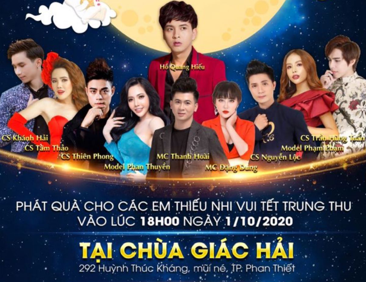 Bầu show Lê Hùng, Hồ Quang Hiếu chung tay cùng chương trình “Ánh trăng yêu thương 2020"