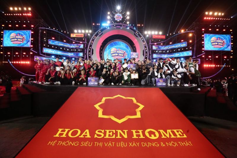 PLANET LOCK giành quán quân bảng Quốc tế hạng mục Showcase của Dalat Best Dance Crew 2024 - Hoa Sen Home International Cup với giải thưởng 6000 USD