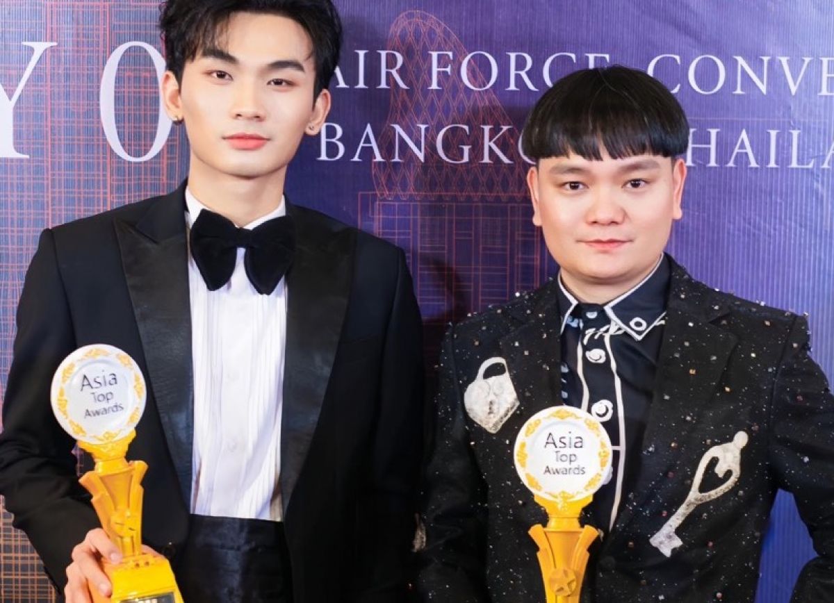 Trịnh Tú Trung và Wonbi Minh Quân nhận giải Asia Top Awards 2023