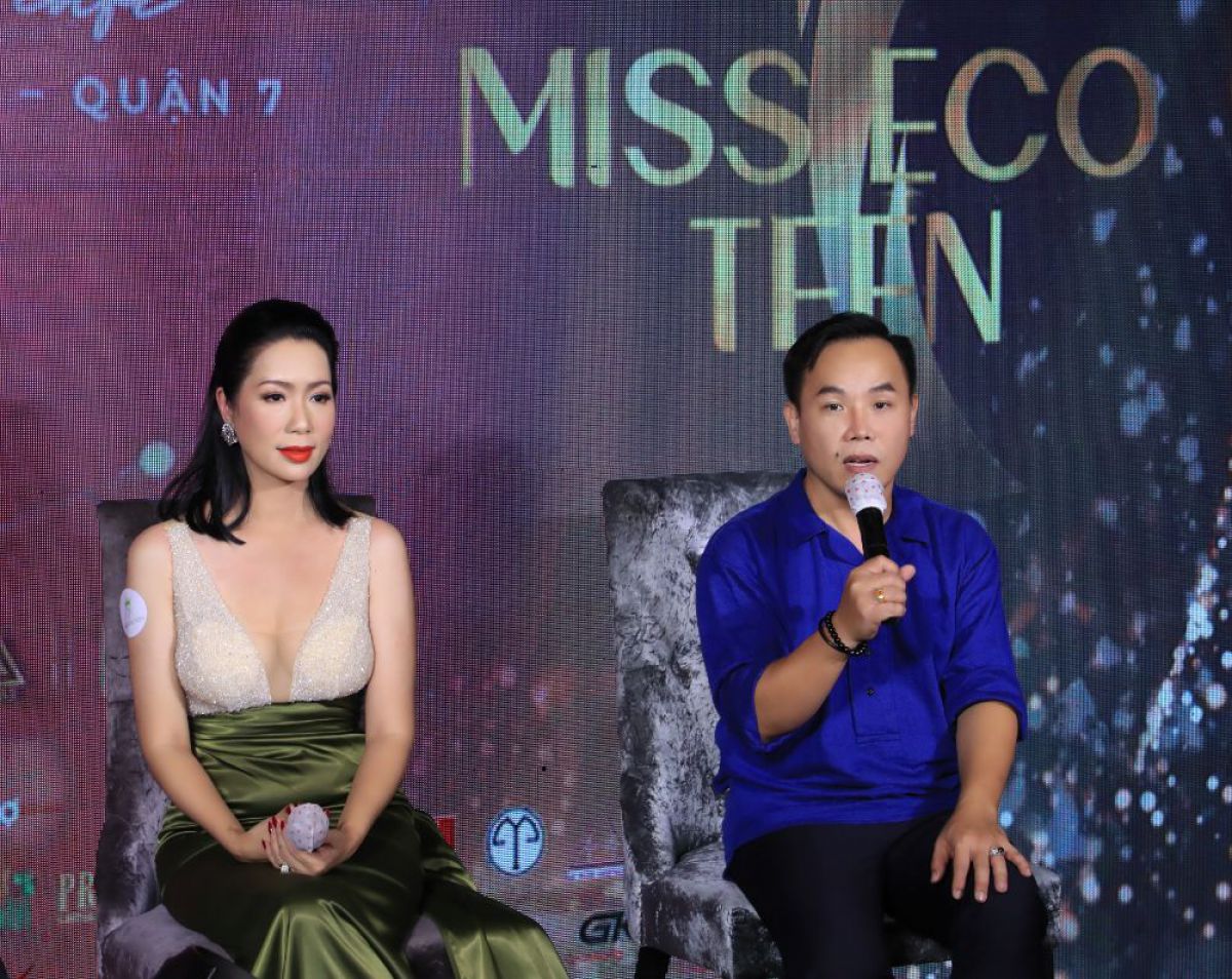 NSƯT Trịnh Kim Chi và NTK Việt Hùng ngồi “Ghế nóng” cuộc thi Miss Eco Teen