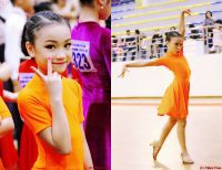 Ngoài khả năng diễn xuất, làm người mẫu, người đẹp nhí Lưu Vũ Hương Giang còn là &#039;kiện tướng&#039; dancesport