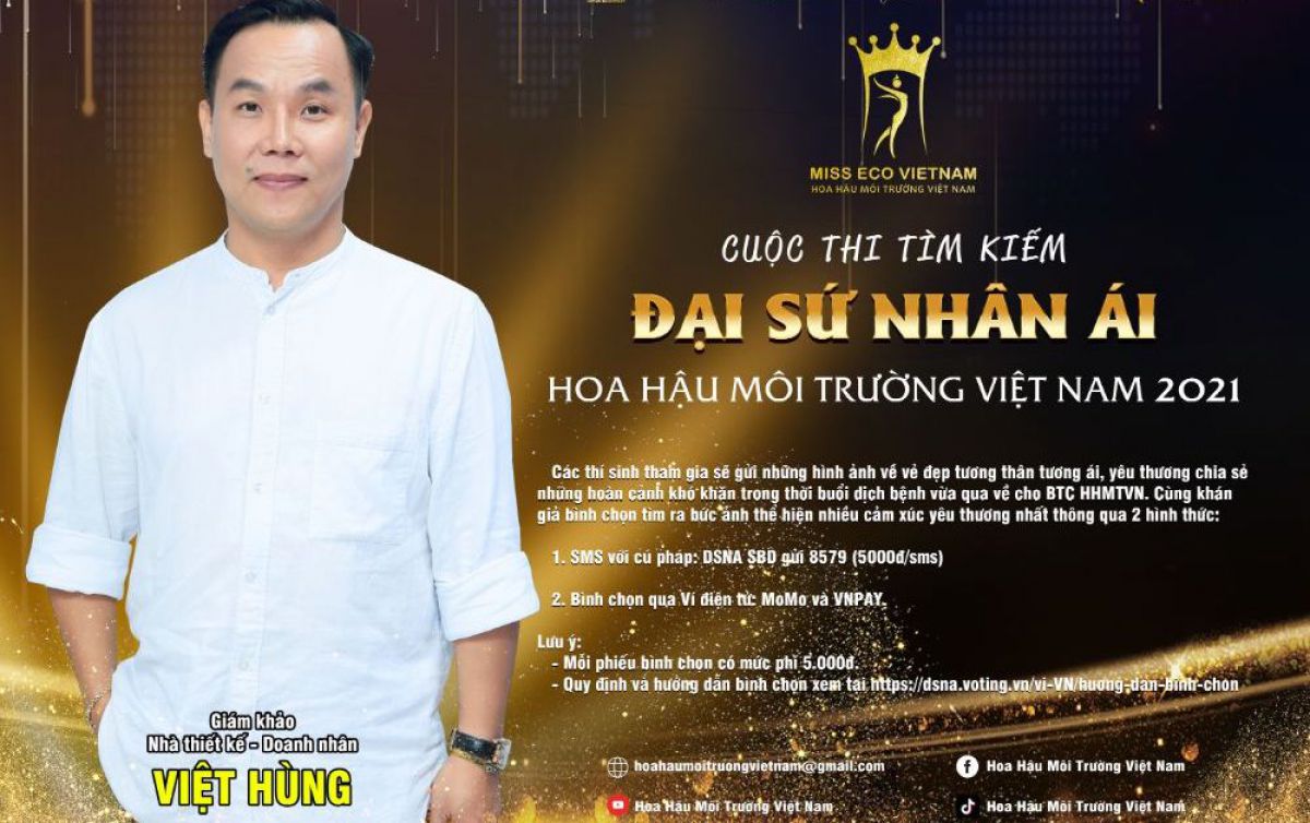 Hoa hậu Môi trường Việt Nam tìm kiếm Đại sứ Nhân ái