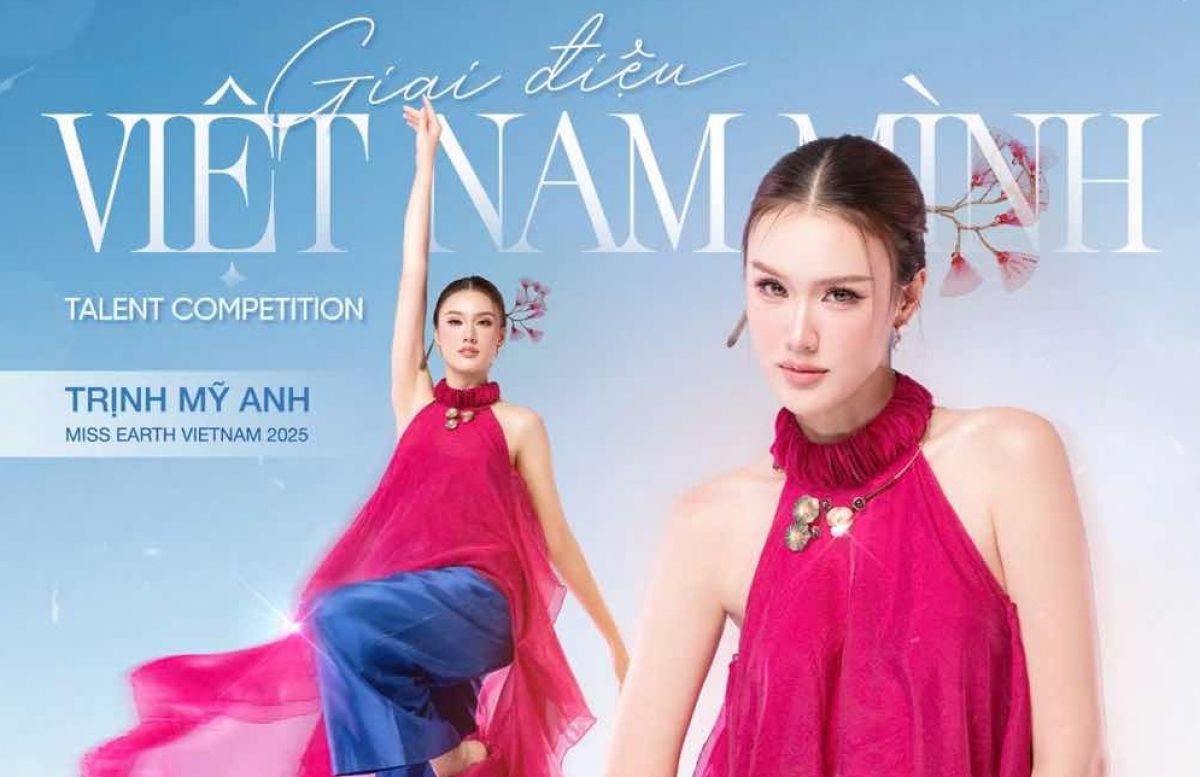 Trịnh Mỹ Anh tỏa sáng với tiết mục 'Giai điệu Việt Nam mình' và giao lưu với các sinh viên tại Miss Earth 2025