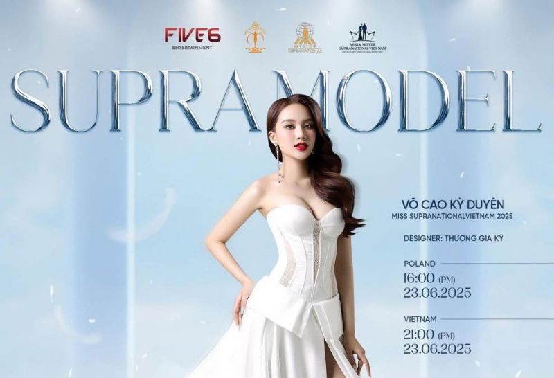 Hoa hậu Kỳ Duyên khoe dáng quyến rũ tại phần thi Supra Model của Miss Supranational 2025