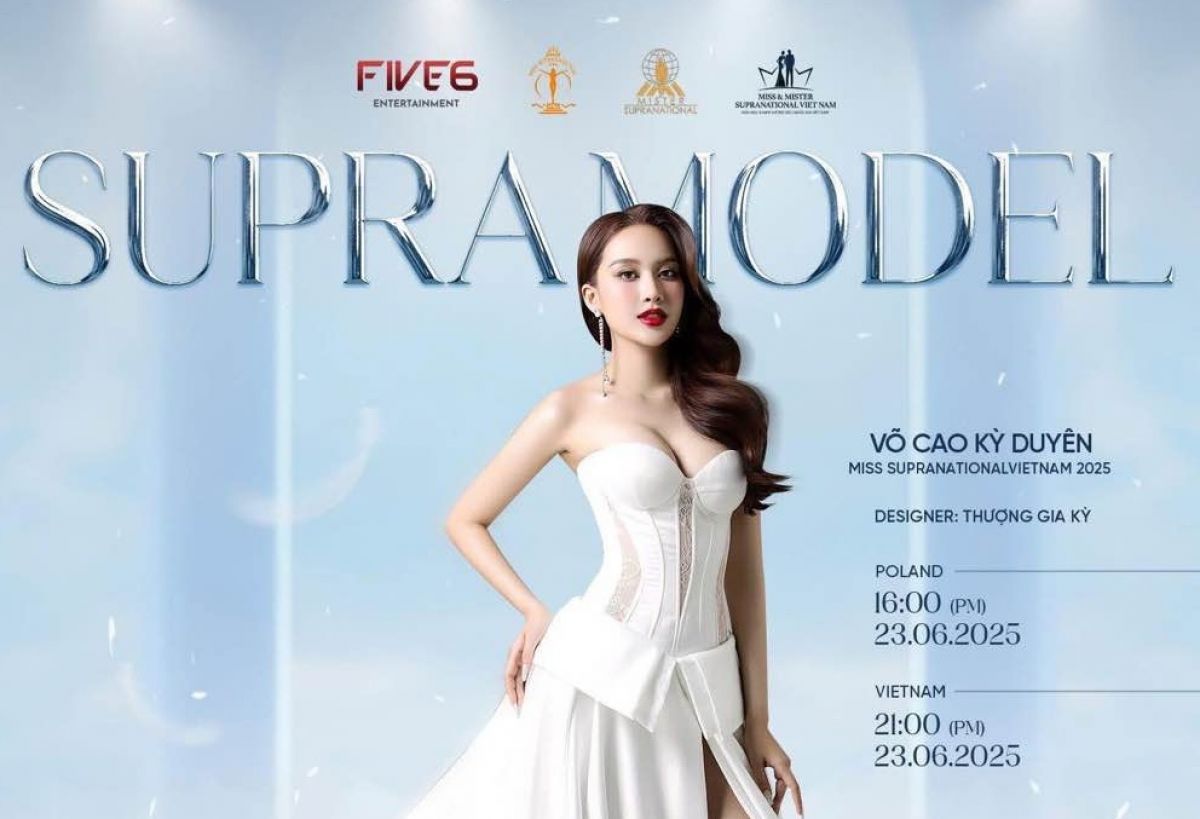 Hoa hậu Kỳ Duyên khoe dáng quyến rũ tại phần thi Supra Model của Miss Supranational 2025