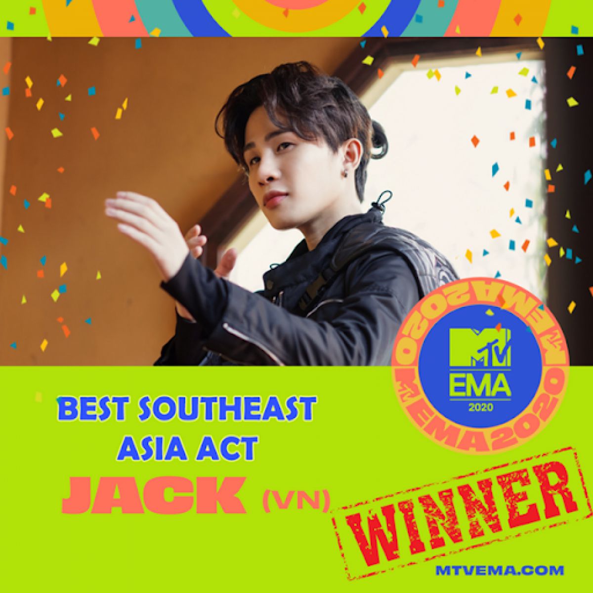 Jack - Nghệ sĩ Việt đầu tiên giành cúp danh giá của giải thưởng Truyền hình châu Á ATA 25th