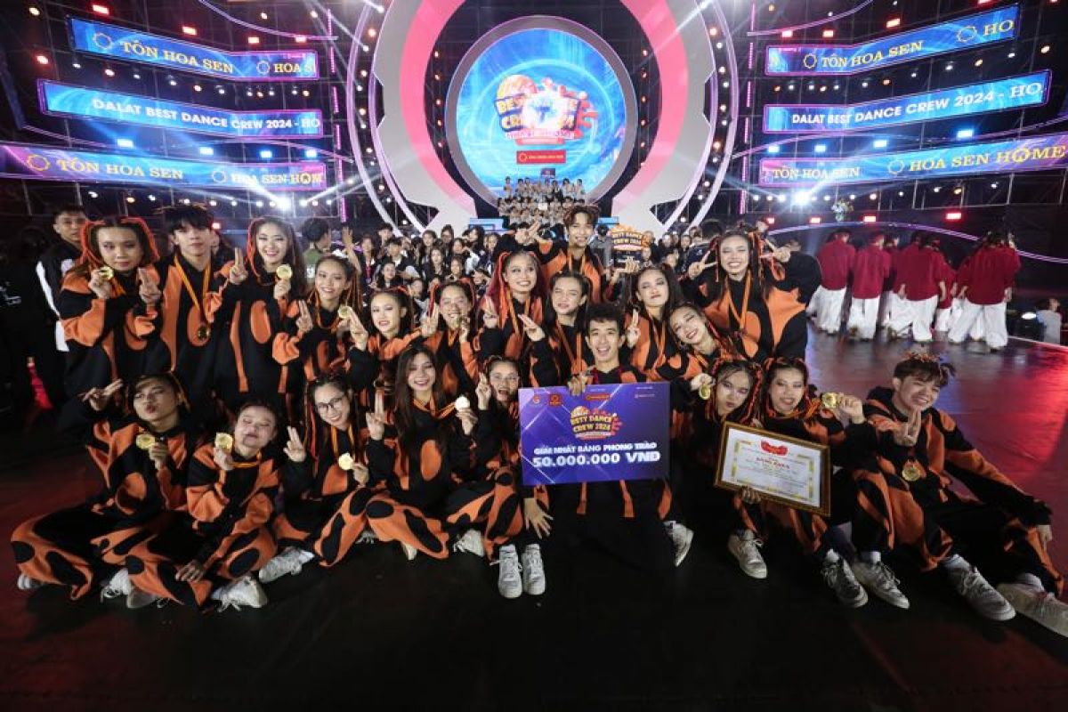 Lộ diện quán quân Bảng Phong trào mở rộng Dalat Best Dance Crew 2024 – Hoa Sen Home International Cup
