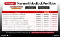 Di Động Việt chính thức mở bán Mac mini M4, iMac, MacBook Pro, giá từ 14,99 triệu đồng